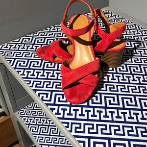 J crew suede sandals